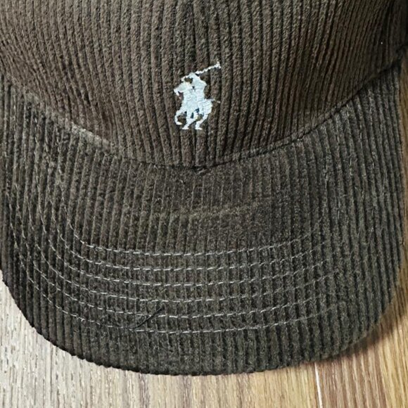 Polo Ralph Lauren Corduroy Cap | Dispatch Brown Vintage Hat | Rare Item for Men - Picture 2 of 8